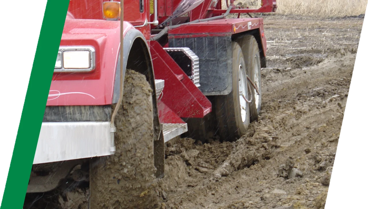 TIREBOSS tire pressure control system in the construction industry